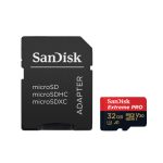 SanDisk Extreme Pro MicroSDHC 32GB UHS-I Clase 10 con alta velocidad de transferencia, SKU SDSQXCG-032G-GN6MA