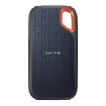 SanDisk Extreme Portable SSD de 8 TB en color negro con USB Tipo C 3.2 Gen 2, SKU SDSSDE61-8T00-G25