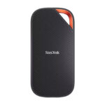 SanDisk Extreme Pro tecnología Thunderbolt SSD portátil de 2 TB con USB Tipo C USB4 Gen 3x2 en color negro. SKU: SDSSDE82-2T00-G25.