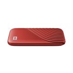 Disco duro externo Western Digital My Passport 1 TB con conexión USB Tipo C 3.2 Gen 2, modelo rojo, SKU WDBAGF0010BRD-WESN