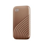 Western Digital My Passport SSD 2 TB, USB Tipo C 3.2 Gen 2 (3.1 Gen 2) en color Oro, código SKU WDBAGF0020BGD-WESN