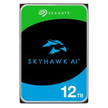 Imagen del Seagate SkyHawk, un disco duro interno de 12 TB con velocidad de 7200 RPM y 512 MB, modelo ST12000VE003.