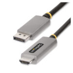 StarTech.com Cable Adaptador de 2m DisplayPort a HDMI, 8K 60Hz, 4K 144Hz, HDR10, Conversor de Vídeo Activo, SKU 133DISPLAYPORTHDMI21