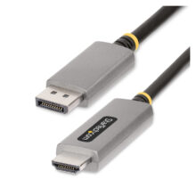 StarTech.com Cable Adaptador de 2m DisplayPort a HDMI, 8K 60Hz, 4K 144Hz, HDR10, Conversor de Vídeo Activo, SKU 133DISPLAYPORTHDMI21
