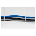 Imagen de las bridas de nylon StarTech.com de 25cm, 4 mm de ancho, paquete de 100, blanco, CBMZT10N