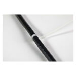 Paquete de 100 bridas ataduras de StarTech.com, 10cm de largo, ancho 2mm, diámetro del haz 22mm, resistencia de 8kg, color blanco, modelo CBMZT4N