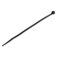 Bridas de nylon de 15cm de StarTech.com, 3 mm de ancho, 39 mm de diámetro, soportan 18 kg de tensión, cierre automático, punta curva, 94V-2/UL, paquete de 1000, negras. SKU: CBMZT6BK