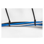 StarTech.com bridas de 20cm para cables, 4 mm de ancho, 55 mm de diámetro, soportan 22 kg de tensión, de nylon, cierre automático y punta curva. SKU: CBMZT8B