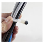 StarTech.com Bridas sujetacables de 20cm con perforación de montaje, 4 mm de ancho, para grupo de cables de 52 mm, soportan 22 kg de tensión, Nylon 66, UL, paquete de 100. SKU CBMZTS10N8