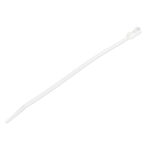 StarTech.com Bridas sujetacables de 20cm con perforación de montaje, 4 mm de ancho, para grupo de cables de 52 mm, soportan 22 kg de tensión, Nylon 66, UL, paquete de 100. SKU CBMZTS10N8