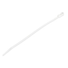 StarTech.com Bridas sujetacables de 20cm con perforación de montaje, 4 mm de ancho, para grupo de cables de 52 mm, soportan 22 kg de tensión, Nylon 66, UL, paquete de 100. SKU CBMZTS10N8