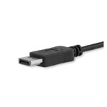 Cable StarTech.com de 1,8 metros USB C a DisplayPort 1.2 con soporte 4K a 60Hz, SKU CDP2DPMM6B. Adaptador convertidor compatible con Thunderbolt 3, color negro