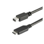 StarTech.com Cable de 1 metro USB-C a Mini DisplayPort con soporte 4K a 60Hz en color negro, SKU CDP2MDPMM1MB