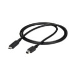 StarTech.com Cable de 1 metro USB-C a Mini DisplayPort con soporte 4K a 60Hz en color negro, SKU CDP2MDPMM1MB