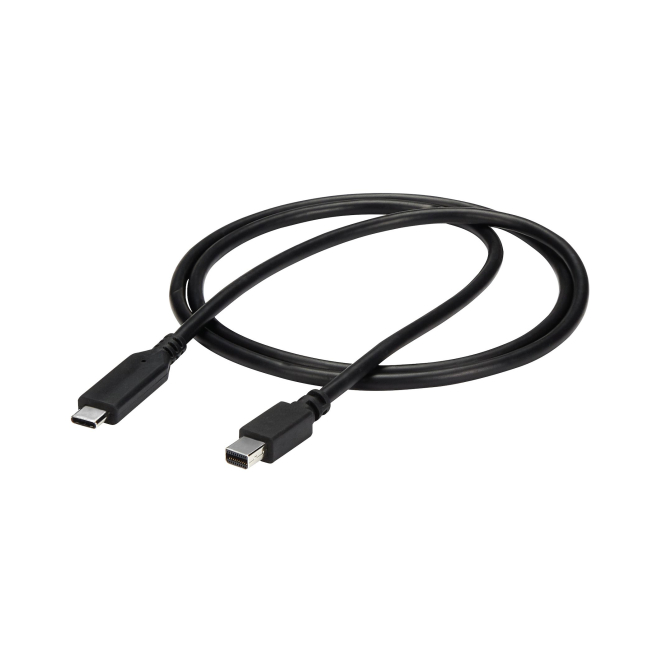 StarTech.com Cable de 1m USB-C a Mini DisplayPort - 4K 60Hz - Negro - Adaptador USB 3.1 Tipo C a mDP 2 StarTech.com Cable adaptador USB-C a Mini DP para 4K