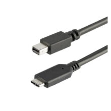 StarTech.com Cable de 1 metro USB-C a Mini DisplayPort con soporte 4K a 60Hz en color negro, SKU CDP2MDPMM1MB