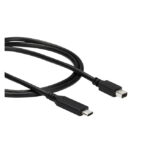 StarTech.com Cable de 1 metro USB-C a Mini DisplayPort con soporte 4K a 60Hz en color negro, SKU CDP2MDPMM1MB