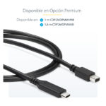 StarTech.com Cable de 1 metro USB-C a Mini DisplayPort con soporte 4K a 60Hz en color negro, SKU CDP2MDPMM1MB