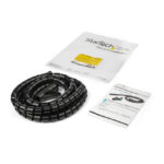 StarTech.com Manga en Espiral para Gestión de Cableado de 1,5m, Diámetro de 25mm, SKU CMSCOILED