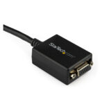 Imagen del convertidor de vídeo StarTech.com que transforma señales DisplayPort a VGA con una resolución de 1920x1200, SKU DP2VGA2