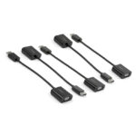 Paquete de 5 adaptadores StarTech DisplayPort a VGA (SKU: DP2VGA3X5). Adaptador activo con conector DisplayPort 1.2 digital a VGA analógico. Diseñado para monitores con DisplayPort macho a VGA hembra.