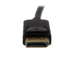 StarTech.com Cable de 1,8m DisplayPort a VGA, Adaptador Activo, vídeo 1080p, convertidor DP 1.2 a VGA con pestillo, SKU DP2VGAMM6B