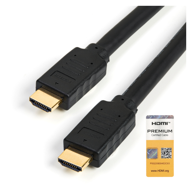 StarTech.com Cable HDMI de 7m Certificado Premium con Ethernet para UHD 4K a 60Hz HDR10 Cable HDMI de 7 metros de StarTech.com, certificado premium con Ethernet, soporte para resolución UHD 4K a 60Hz HDR10, SKU HDMM7MP