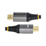 StarTech.com Cable HDMI 2.0 de 0,5 metros con Certificación Premium, compatibilidad Ultra HD 4K 60Hz, HDR10 y ARC. SKU: HDMMV50CM