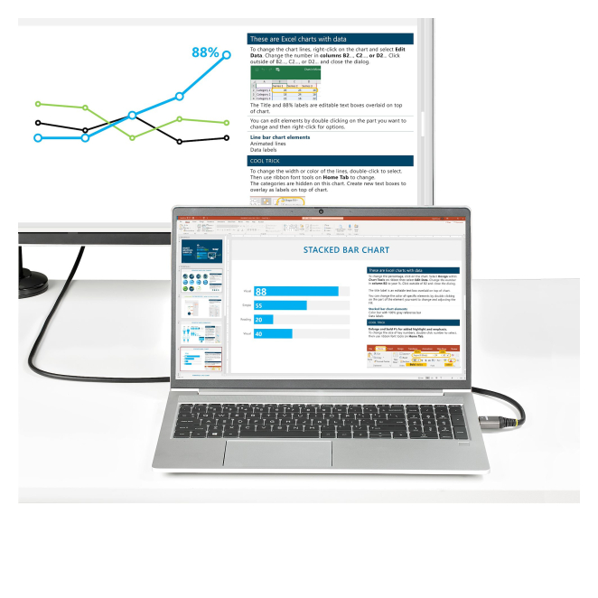 StarTech.com Cable de 0,5m HDMI 2.0 con Certificación Premium - Cable HDMI de Alta Velocidad con Ethernet Ultra HD 4K 60Hz - HDR10, ARC - Cable de Vídeo HDMI UHD - M/M 4 Ventajas del StarTech.com Cable HDMI 2.0