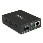 Foto del StarTech.com Conversor de Medios Ethernet Gigabit a Fibra con SFP abierto, modelo MCM1110SFP