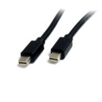 Imagen del cable StarTech.com de 2 metros Mini DisplayPort, compatible con resoluciones 4K x 2K Ultra HD. Modelo MDISP2M. Conectores Mini DP macho a Mini DP macho.