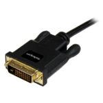 StarTech.com adaptador de vídeo de 1,8 metros Mini DisplayPort a DVI-D, conversor pasivo en color negro, resolución 1920x1200, SKU MDP2DVIMM6B