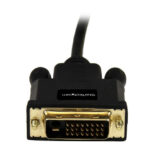 StarTech.com adaptador de vídeo de 1,8 metros Mini DisplayPort a DVI-D, conversor pasivo en color negro, resolución 1920x1200, SKU MDP2DVIMM6B