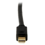 StarTech.com adaptador de vídeo de 1,8 metros Mini DisplayPort a DVI-D, conversor pasivo en color negro, resolución 1920x1200, SKU MDP2DVIMM6B