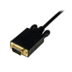 StarTech.com cable de 1,8 metros con adaptador conversor activo de Mini DisplayPort a VGA en color negro, modelo MDP2VGAMM6B