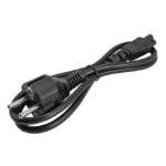 Cable de alimentación de 1 metro para portátiles, enchufe UE a C5, 2,5A 250V, 18AWG. Producto SKU: PXTNB3SEU1M.