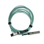 Cable de 10 metros AOC QSFP+ a QSFP+ 40G compatible con MSA sin codificar de StarTech.com, SKU QSFP40GAO10M. Fibra óptica activa QSFP+ para transferencia de datos de alta velocidad a 40 Gbps.
