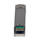 Imagen del módulo transceptor SFP StarTech.com compatible con MSA, 100BASE-LX, Fibra Monomodo (SMF) 100MbE, alcance de 10km y longitud de onda de 1310nm con DDM, SKU SFP100BLXST