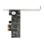 Imagen de la tarjeta de red PCI Express de 2,5Gb de StarTech.com, modelo ST2GPEX, con conector 2.5GBASE-T para alta velocidad de transferencia
