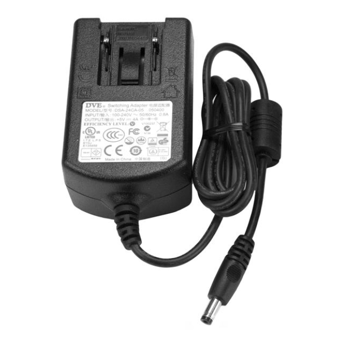 StarTech.com Adaptador de Alimentación de 5V de DC - 5 Voltios y 4 Amperios - Adaptador de Corriente de Repuesto 1 StarTech.com Adaptador de Alimentación de 5V de DC - vista frontal