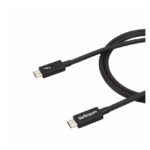 Cable Thunderbolt 3 StarTech de 1 metro, velocidad de 20Gbps, Power Delivery de 100W, SKU TBLT3MM1M, compatible con USB4, Modo Alt DP y Thunderbolt 4