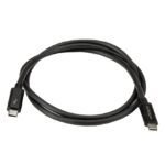 Cable Thunderbolt 3 StarTech de 1 metro, velocidad de 20Gbps, Power Delivery de 100W, SKU TBLT3MM1M, compatible con USB4, Modo Alt DP y Thunderbolt 4