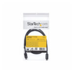 Cable Thunderbolt 3 StarTech de 1 metro, velocidad de 20Gbps, Power Delivery de 100W, SKU TBLT3MM1M, compatible con USB4, Modo Alt DP y Thunderbolt 4