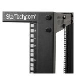 Rack StarTech.com de 25U móvil, marco abierto de 4 columnas, para servidores y equipo de red, SKU 4POSTRACK25U