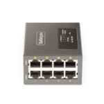Imagen del StarTech.com Switch PoE/PoE+/PoE++ de 4 Puertos, 95W, 160W de Capacidad, SKU AS445C-POE-INJECTOR, sin Gestionar, para Carril DIN o Montaje en Pared.
