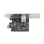 StarTech.com Tarjeta PCIe 2.1x1 de Red de Fibra Óptica y Cobre Ethernet 1Gb SFP de 1 Puerto, Chipset Intel I210-IS, SKU P011GI-NETWORK-CARD