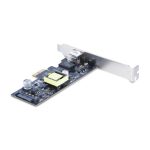 Imagen de la tarjeta de red StarTech.com con puerto único de 2,5Gbps, compatible con PoE+ (802.3af/at) y soporte para sistemas Windows y Linux. SKU: PR12GIP-NETWORK-CARD