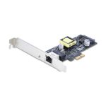 Imagen de la tarjeta de red StarTech.com con puerto único de 2,5Gbps, compatible con PoE+ (802.3af/at) y soporte para sistemas Windows y Linux. SKU: PR12GIP-NETWORK-CARD