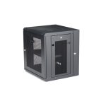 StarTech.com armario rack para servidores de pared, 12U, 19 pulgadas, 4 columnas, ventilado, incluye estante 1U, SKU RK12WALHM