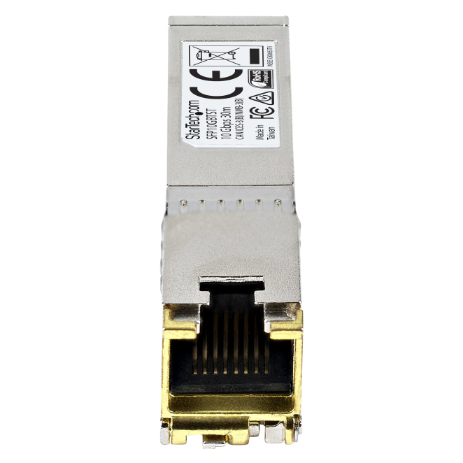 StarTech.com Módulo Transceptor SFP+ Compatible con MSA sin Codificar - 10GBASE-T - SFP a RJ45 Cat6 / Cat5e - SFP+ Ethernet Gigabit de 10Gb - RJ45 - 30m 4 StarTech.com SFP+ Ethernet en rack de red